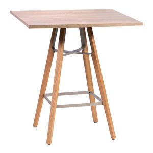 LIU Seating Tables, Square, oak