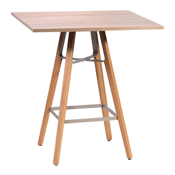 LIU Seating Tables, Square, oak