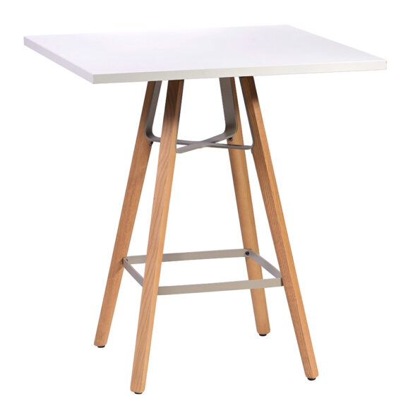 LIU Seating Tables, Square, white