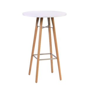 LIU Standing Tables, Round, white