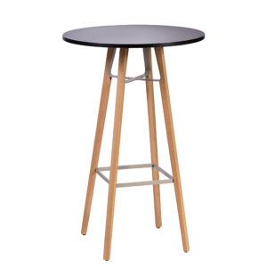 LIU Standing Tables, Round, black