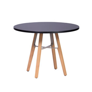 LIU Side Tables, Round, black LIU Side Tables, Round, black