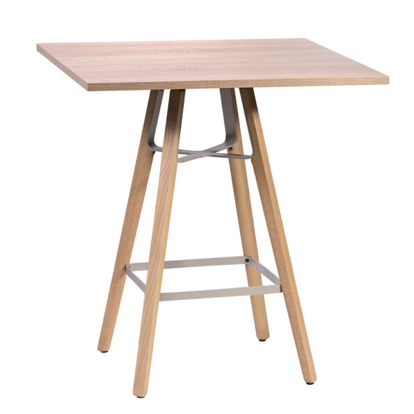 LIU Seating Tables, Square, oak