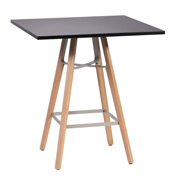 LIU Seating Tables, Square, black