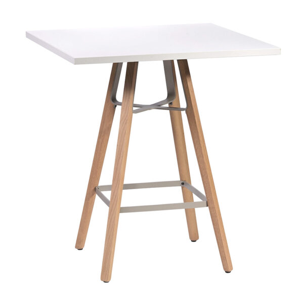 LIU Seating Tables, Square, white