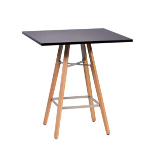 LIU Seating Tables, Square, black LIU Seating Tables, Square, black