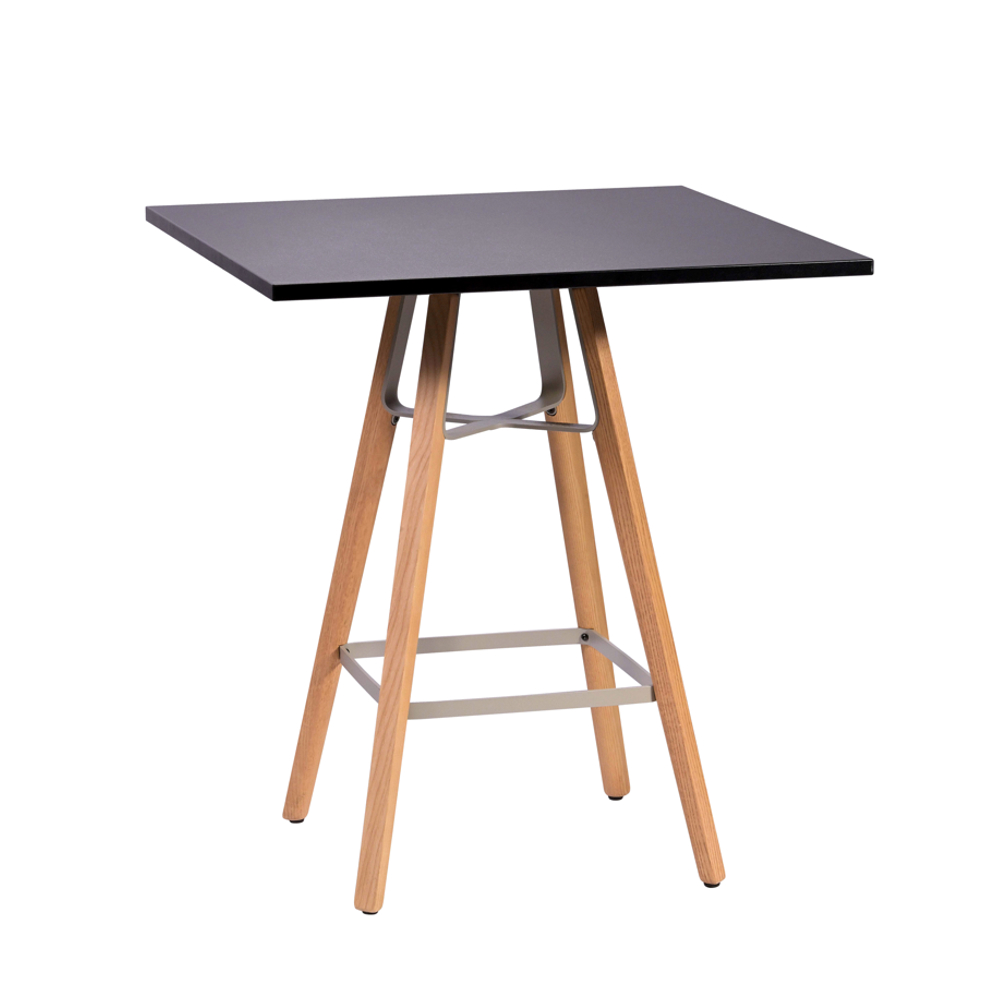 LIU Seating Tables, Square, black LIU Seating Tables, Square, black