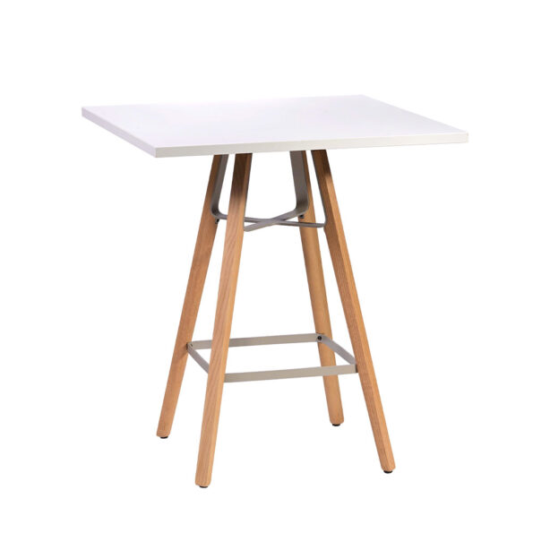 LIU Seating Tables, Square, white