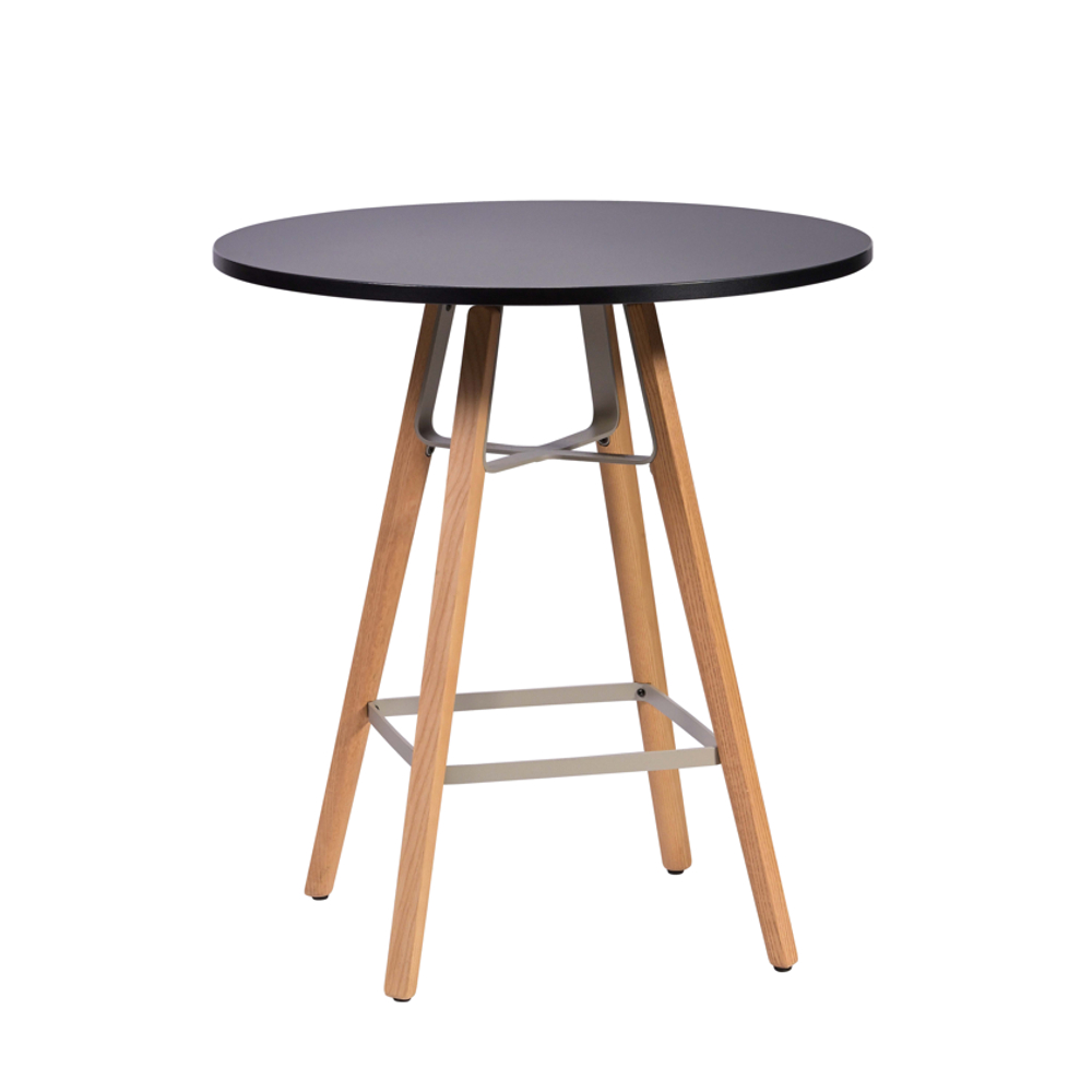LIU Seating Tables, Round, black LIU Seating Tables, Round, black
