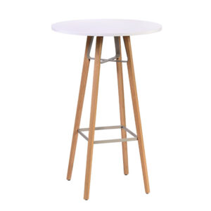 LIU Standing Tables, Round, white