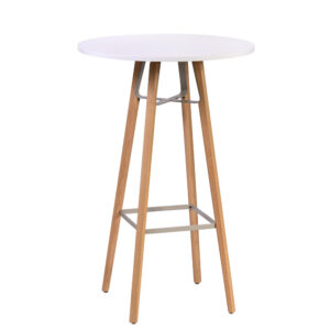 LIU Standing Tables, Round, white LIU Standing Tables, Round, white