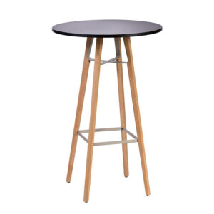 LIU Standing Tables, Round, black