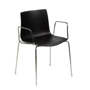 Catifa 46 with armrests, black