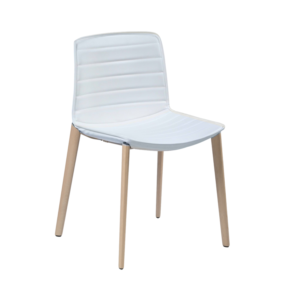 Catifa 46 Wood, Leather white Catifa 46 Wood, Leather white