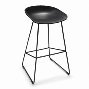 About a Stool Sled Base Black, Seat Black About a Stool Sled Base Black, Seat Black