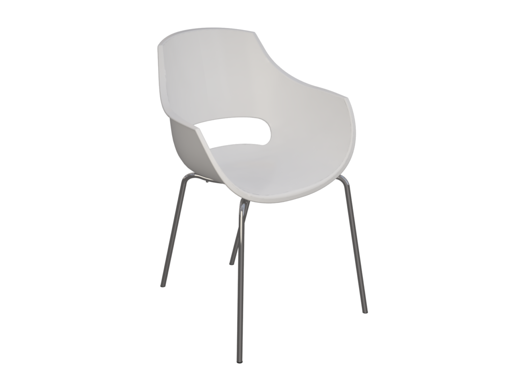 Weißer Stuhl Maia