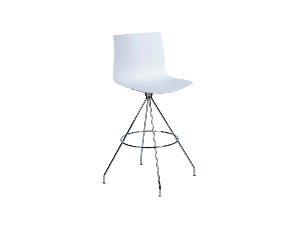 Barhocker Catifa 46 Spinnenfuß weiß