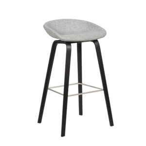 About a Stool, stoff-schwarz